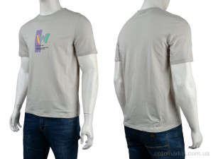 Футболка чоловічі 4117-NT48-21-3 grey Nana сірий  оптом от Optomarket