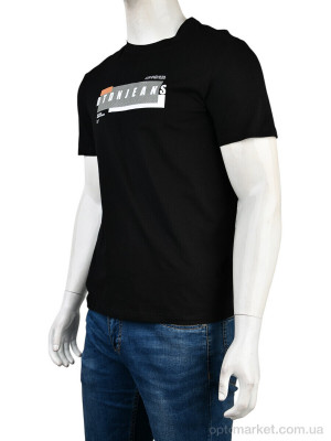 Купить Футболка чоловічі 4117-NT48-25-1 black Nana чорний