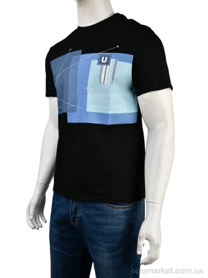 Купить Футболка чоловічі 4117-NT48-28-1 black Nana чорний