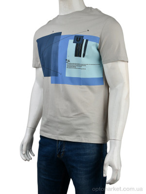 Купить Футболка чоловічі 4117-NT48-28-3 grey Nana сірий