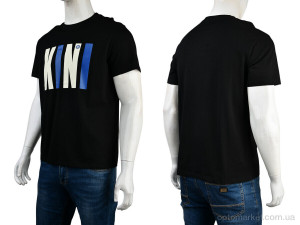 Футболка чоловічі 4117-NT56-19-1 black Nana чорний  оптом от Optomarket