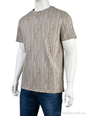 Купить Футболка чоловічі 4117-NT571-7 brown Nana коричневий