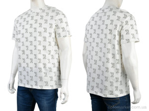 Футболка чоловічі 4117-NT572-2 white Nana білий  оптом от Optomarket