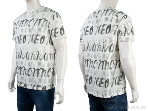 Футболка чоловічі 4117-NT573-2 white Nana білий  оптом от Optomarket