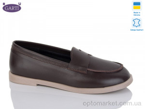 Купить Туфлі жіночі 414 корич шкіра Garti коричневий