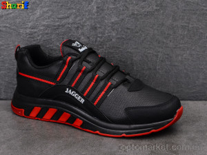 Кросівки чоловічі 4161-3 Wanderfull чорний  оптом от Optomarket