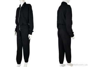 Спортивний костюм жіночі 4175 black Little Secret чорний  оптом от Optomarket