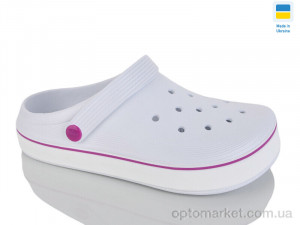 Купить Крокси жіночі 419 білий Dago білий