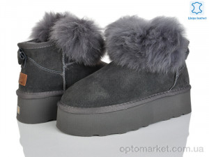 Купить Уги жіночі 4224-5860 grey PLPS сірий