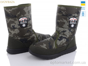 Купить Дутики чоловічі 4235-1 камуф Progress хакі