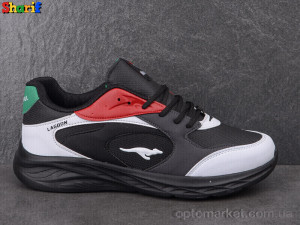 Кросівки чоловічі 4235-1 Wanderfull чорний  оптом от Optomarket