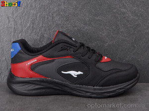 Кросівки чоловічі 4235-5 Wanderfull чорний  оптом от Optomarket