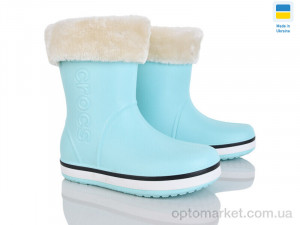 Купить Чоботи з піни жіночі 4259-5022-12A Cross блакитний