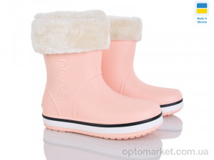 Купить Чоботи з піни жіночі 4259-5022-7A Cross рожевий