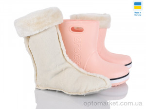 Чоботи з піни жіночі 4259-5022-7A Cross рожевий  оптом от Optomarket