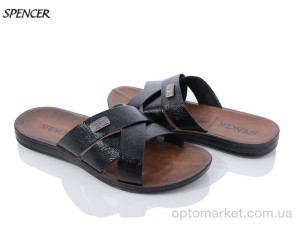 Купить Шльопанці чоловічі 4310 black Spencer чорний
