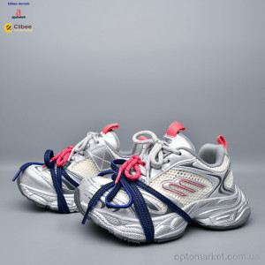 Кросівки дитячі 45-A26772 grey Apawwa срібний  оптом от Optomarket