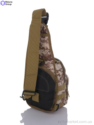 Тактична сумка чоловічі 474-3 brown Reluna Group коричневий  оптом от Optomarket