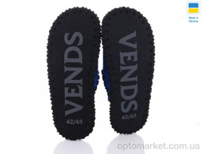 Капці чоловічі 475М синій Vends синій  оптом от Optomarket