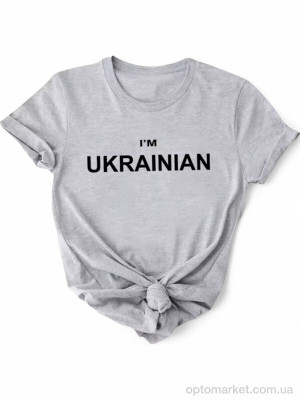 Купить Футболка жіночі 49 grey Riza сірий