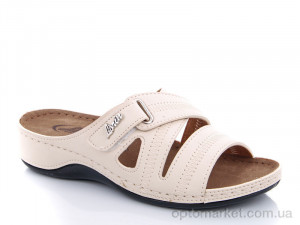 Купить Шльопанці жіночі 491-2 beige Lorin бежевий