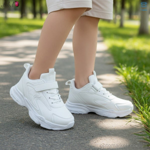 Кросівки дитячі 5-76-2 Aba білий  оптом от Optomarket