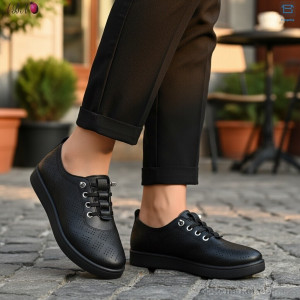 Кросівки жіночі 5-81-1 Aba чорний оптом от Optomarket