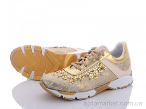 Купить Кросівки жіночі 5000 gold Seniorah золотий