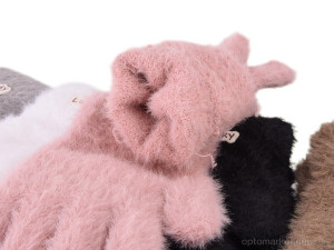 Рукавички дитячі 5008 (норка) mix Anjela мікс  оптом от Optomarket