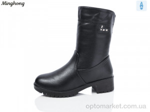 Купить Чоботи жіночі 501 Minghong чорний