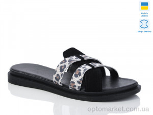 Купить Шльопанці жіночі 502-19 лео-беж з. Sali бежевий