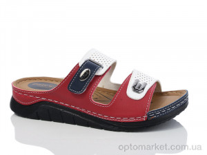 Купить Шльопанці жіночі 502 червоний-білий Dali Moda мікс