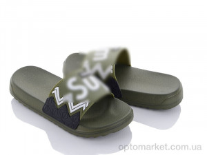 Шльопанці дитячі 5030-518A-old S.preme зелений  оптом от Optomarket