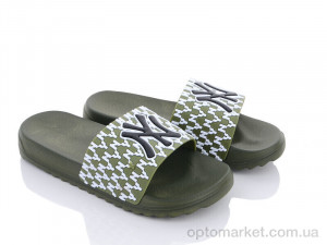 Шльопанці жіночі 5030-619A Luck Line зелений  оптом от Optomarket