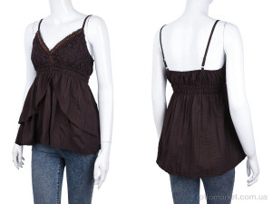 Блуза жіночі 506 (08880) brown A.L.Salon коричневий  оптом от Optomarket