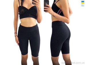 Купить Велосипедки жіночі 5071 чорний Sport style чорний