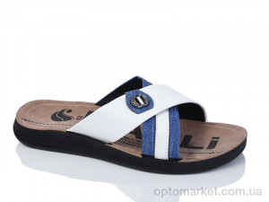 Купить Шльопанці чоловічі 51-19 білий Mahli білий