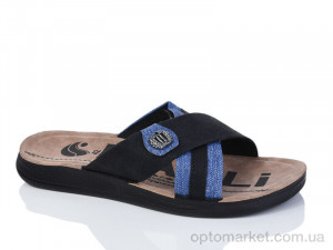 Купить Шльопанці чоловічі 51-19 чорний Mahli чорний