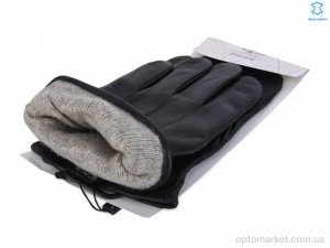 Рукавички чоловічі 51-4 black Paidi чорний  оптом от Optomarket