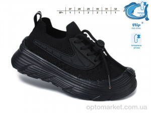 Кросівки дитячі 51004B Флип чорний  оптом от Optomarket