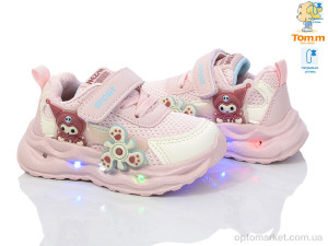 Кросівки дитячі 51014A LED TOM.M рожевий  оптом от Optomarket