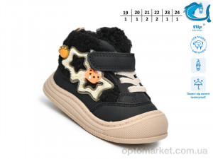 Черевики дитячі 51139D Флип чорний  оптом от Optomarket