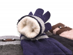 Рукавички дитячі 5115 (подвійні) mix Henu мікс  оптом от Optomarket