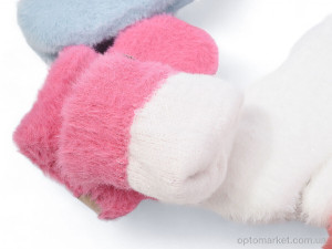 Рукавиці дитячі 5116 норка mix Королева мікс  оптом от Optomarket