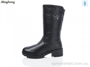Купить Чоботи жіночі 512 Minghong чорний