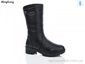 Купить Чоботи жіночі 515 Minghong чорний