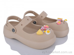 Крокси жіночі 5159-381 Luck Line коричневий оптом от Optomarket