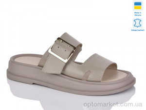 Купить Шльопанці жіночі 516 капучино к. Sali коричневий