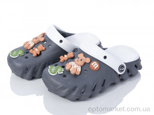Крокси дитячі 5161-300 Luck Line сірий  оптом от Optomarket