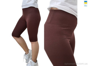 Купить Велосипедки жіночі 51771 шоколад Sport style коричневий
